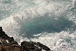 波,水,崩潰