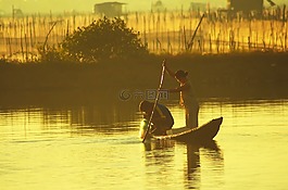 環(huán)礁湖,魚,漁民