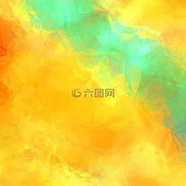 多边形,黄色,绿色
