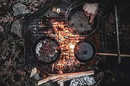 烤架,營(yíng),食品