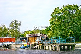 碼頭,船,平臺(tái)