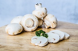 蘑菇,香草,白