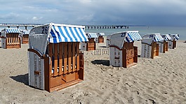 海灘,波羅的海,海