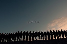 男子,軍事,線