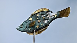 藝術,魚,風向標