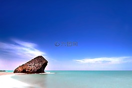 海,巖,海灘