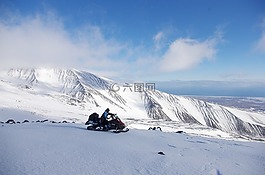 山,火山,腳