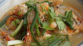 冬蔭功,酸辣湯,小蝦