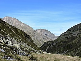 该sellrain设谷,普福的小屋,徒步旅行