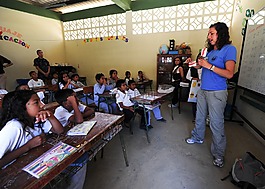 学校,课堂,男孩