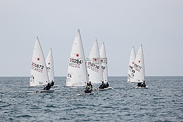 帆船,激光,海