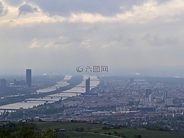 維也納,天空,塊