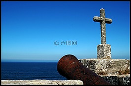 baiona,加利西亚,海