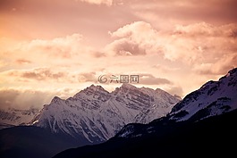日落,黃昏,天空