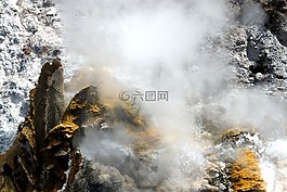 wiamangu,火山,热