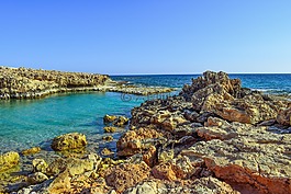 環(huán)礁湖,巖質(zhì)海岸,海