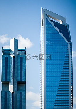 天際線,玻璃,玻璃