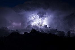 天空,黑暗,云