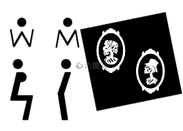 wc,廁所的跡象,廁所