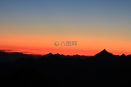 高山,奧地利,山