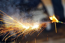 煙花,燈,光