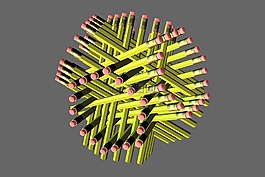 鉛筆,雕塑,vrml