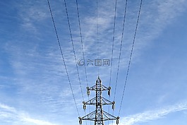 電力,天空,動力