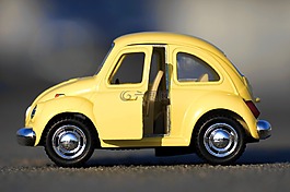 大眾汽車公司,黃色,車