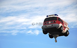 熱氣球,氣球,天空