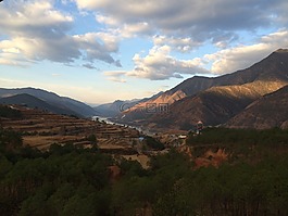 云南风景,途中美景,云朵