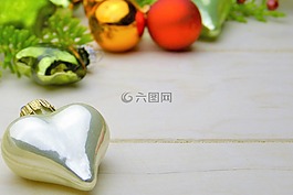 心臟,圣誕裝飾品,德卡