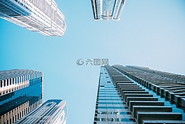 蓝色,天空,阳光