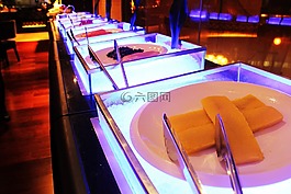 自助餐,海鮮,三文魚