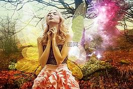哥特,幻想,幻想的女孩