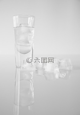 玻璃,eiswürfle,喝