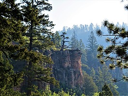 北部邊緣的大峽谷,徒步旅行,景觀
