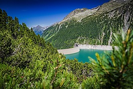 schlegeis,水庫,ginzling