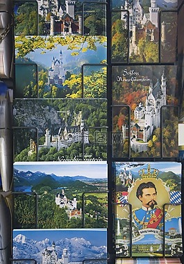 明信片,紀(jì)念品,城堡