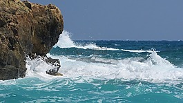石,波,砸