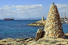 燈塔,釣魚住所,海