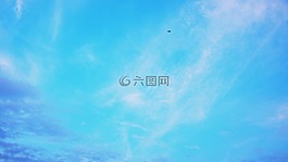 藍(lán)色,天空,云