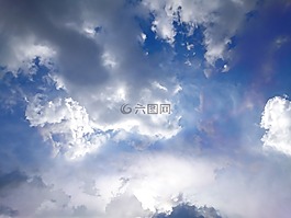 天空,多云,云