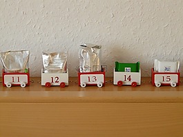 降臨節(jié)日歷,火車,禮物