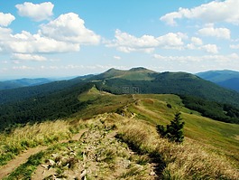 山,poloniny,bieszczady