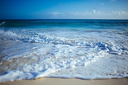 海灘,沙,海洋