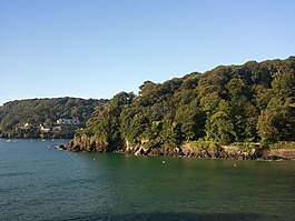 海,海灘,船