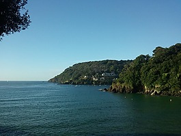 海,海灘,船