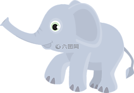 象,動物,行李箱