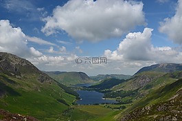 山,谷,湖