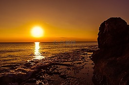 日落,太陽(yáng),黃昏